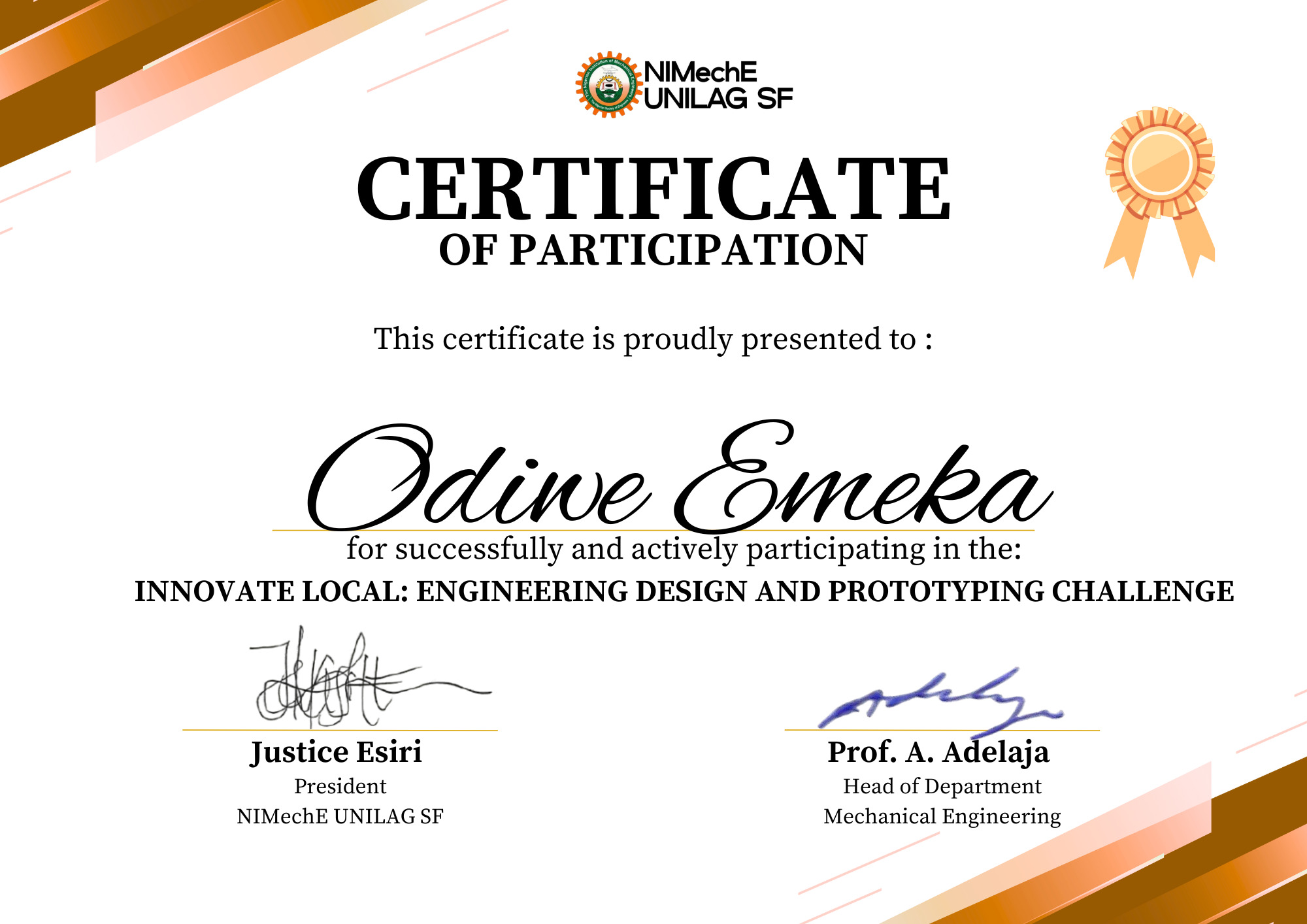NiMeche Innovation Challenge